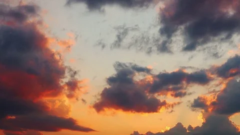 Sunset time lapse 4k Stock Footage 80256823