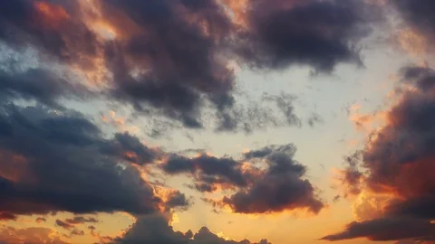 Sunset time lapse 4k Stock Footage 81827785