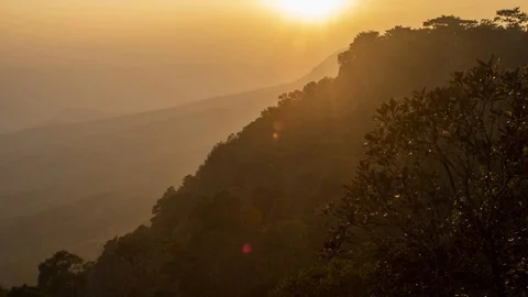 Sunset time lapse 4k Stock Footage 97505568
