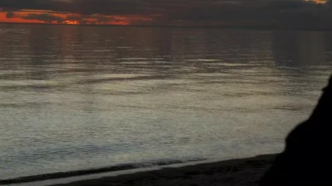 Sunset Time-Lapse at Beach Видео 286297964