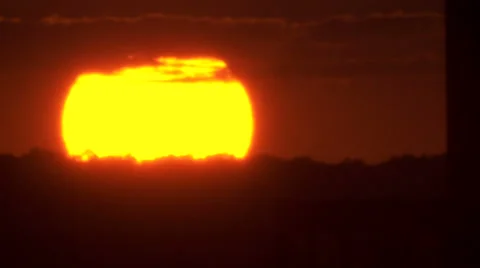 Sunset time lapse Close Up Atlanta Georgia Stock Footage 40858056