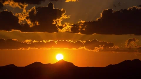 Sunset Time Lapse Clouds 動画素材 245937988