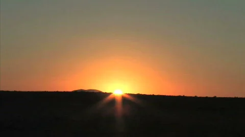 Sunset time-lapse Stock Footage 90008