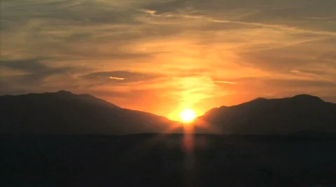 Sunset time-lapse Stock Footage 90016