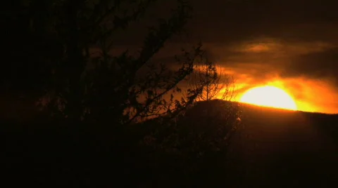Sunset Time lapse Video stock 711369