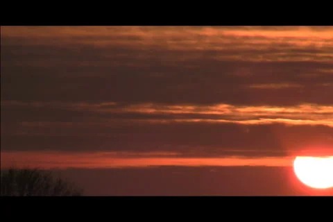 Sunset time lapse Stock Footage 1096055