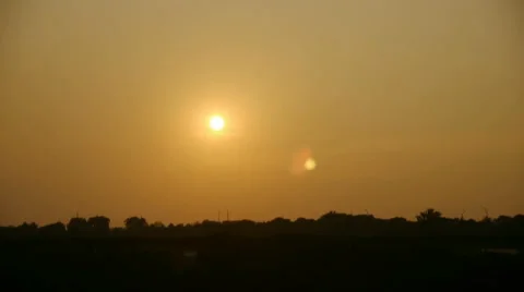 Sunset Time lapse 库存影片 6755125