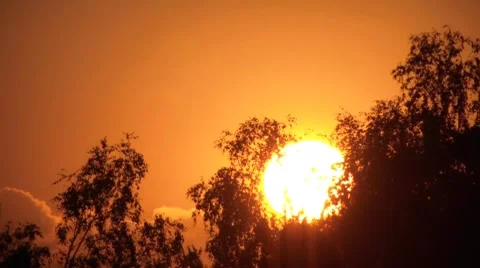 Sunset Time Lapse Stock Footage 7751660