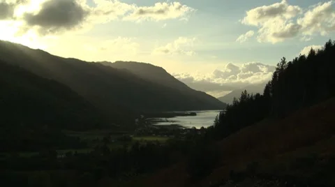 Sunset Time Lapse Video stock 8570491