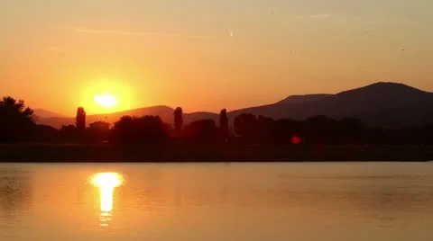 Sunset time lapse 스톡 동영상 11739239