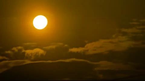 Sunset. Time lapse Video stock 12249013