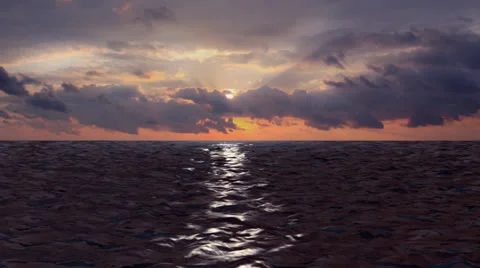 Sunset time lapse Stockbeeldmateriaal 23760412