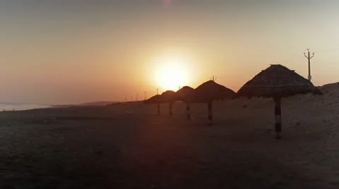 Sunset time lapse Stock Footage 25780432