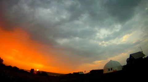Sunset time lapse Stock Footage 27309993