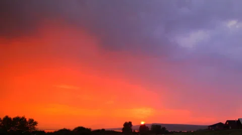 Sunset time lapse Stock Footage 27311548