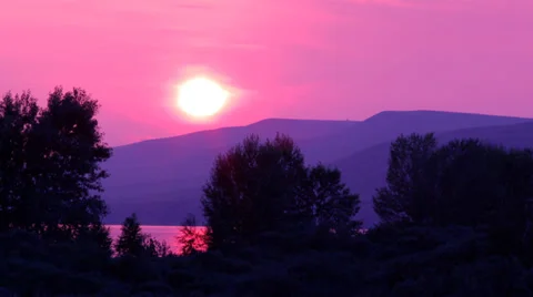 Sunset time lapse Stock Footage 27312422