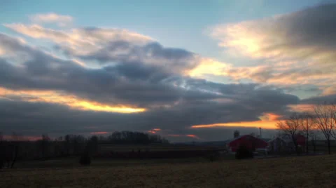 Sunset Time-lapse Stock Footage 28056252