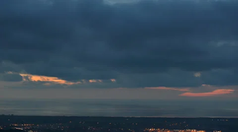 Sunset time lapse Stock Footage 32658386