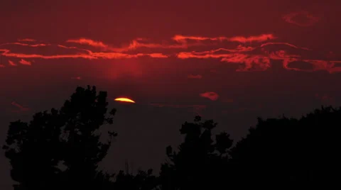 Sunset - time lapse Stock Footage 33611510