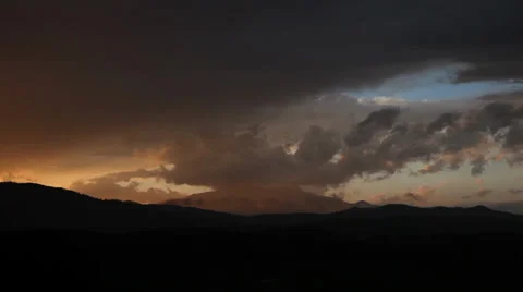 Sunset Time-Lapse Video stock 37788923