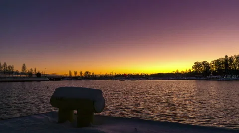 Sunset Time Lapse Stock Footage 57358594