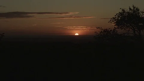 Sunset Time Lapse Stock Footage 76374485