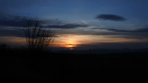 Sunset Time Lapse Stock Footage