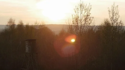 Sunset time lapse Stock Footage 89690728