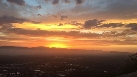 Sunset Time lapse Stock Footage 91553427