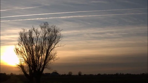 Sunset time lapse 스톡 동영상 121221905