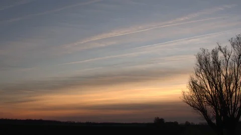 Sunset time lapse Stock Footage 121221914