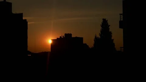 Sunset time lapse 動画素材 143221379