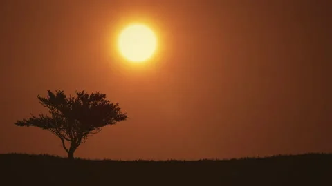 Sunset Time Lapse Stock Footage 144429443