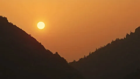 Sunset Time Lapse Stock Footage 144430044