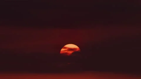 Sunset Time Lapse Stock Footage 154665457