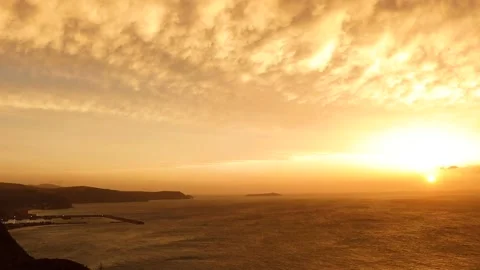 A sunset time lapse Stock Footage 155907065