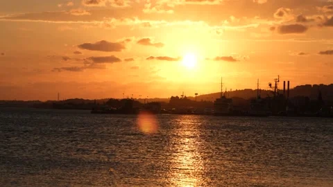 Sunset time lapse Stock Footage 195283703