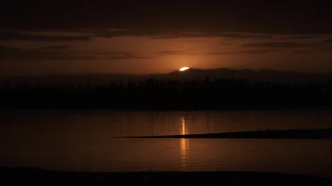 Sunset time-lapse Stock Footage 259543134