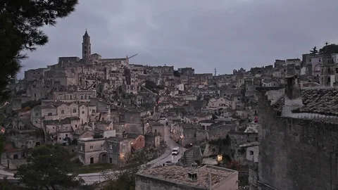 Sunset Time lapse Footage matera Video stock 70071182