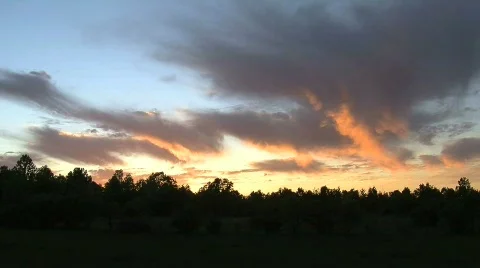 Sunset time lapse (HD) c Stock-Footage 486774