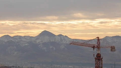 Sunset Time Lapse industrial 库存影片 92508222