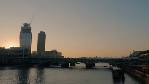 Sunset Time-lapse London 스톡 동영상 72092780