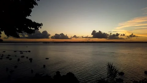 Sunset Time lapse  in Morro de Sao Paulo - Bahia Stock Footage 277920991