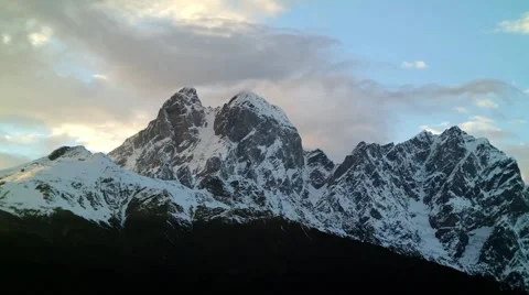 Sunset time lapse in the mountains 스톡 동영상 57378120
