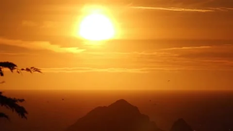 Sunset Time Lapse, Ocean Beach San Francisco Stock Footage 142477653