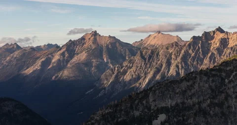 Sunset time lapse over mountains Stock Footage 165237945