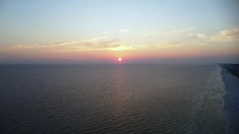 Sunset Time Lapse Over the Panama Beach 動画素材 251669200