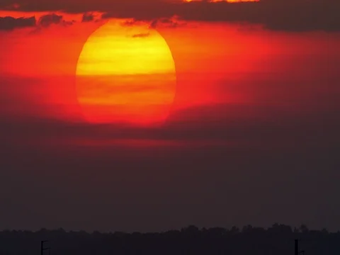 Sunset Time Lapse, shot in Atlanta, GA. Video stock 74970251