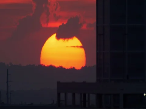 Sunset Time Lapse, shot in Atlanta, GA. Video stock 75065942