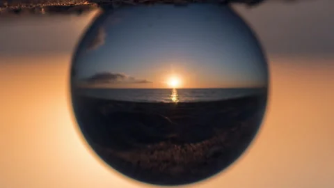 Sunset Time Lapse Special Effect Stock Footage 254975408